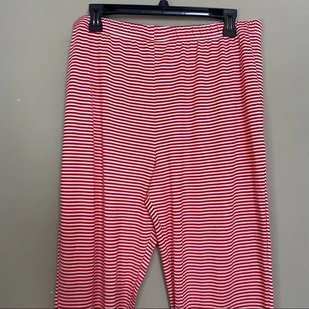 SWEET Treasures Red White Striped Pajama Sleepwear Pants - Picture 3 of 8